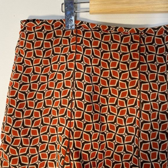 Hearts of Palm flowy pattern skirt Sz 16 - Picture 2 of 7